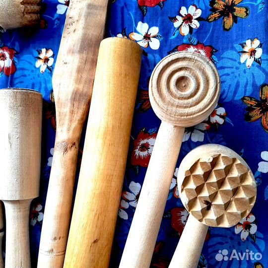 Деревянная утварь СССР скалка молоток лопатка
