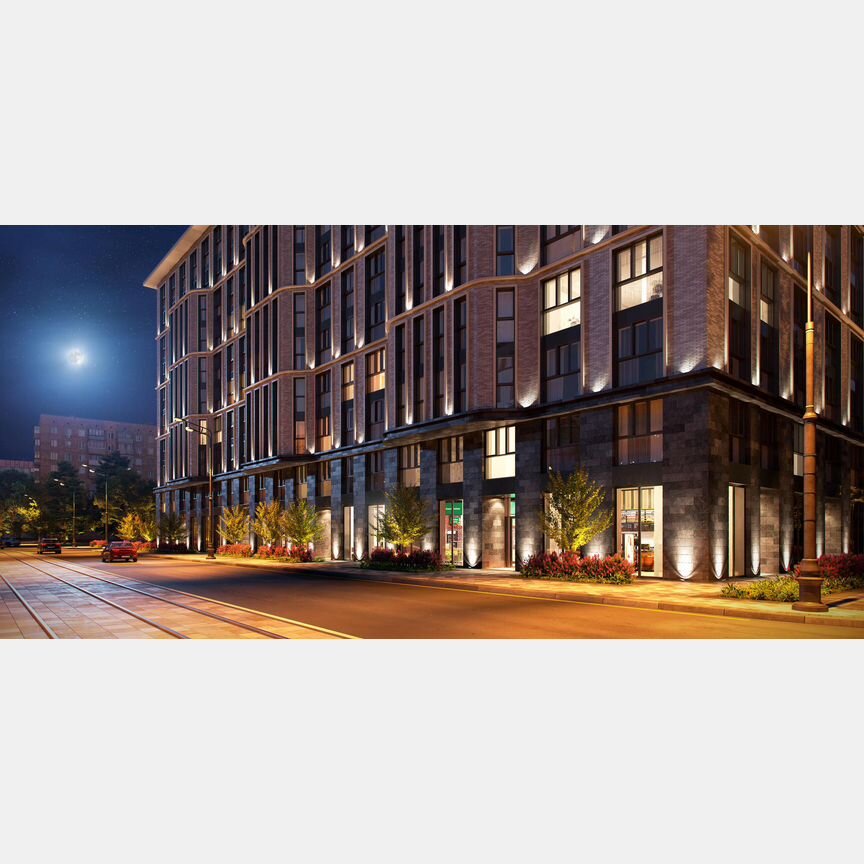 1-к. апартаменты, 58,8 м², 8/10 эт.