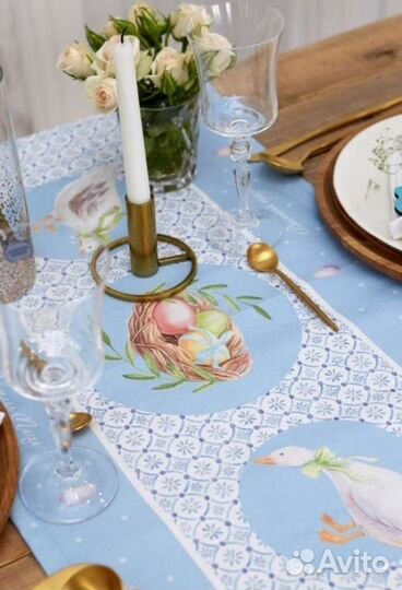 Дорожка на стол пасхальная