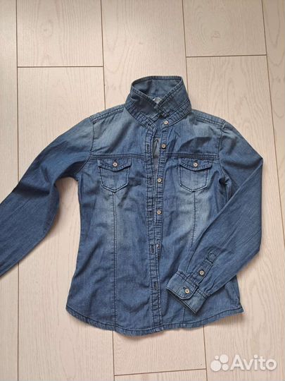 Джинсовая рубашка