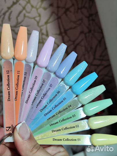 Гель лаки для маникюра набор бу