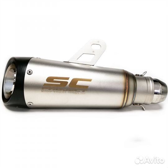 Универс. прямот. глушитель SC Project(мат.сер.кон)