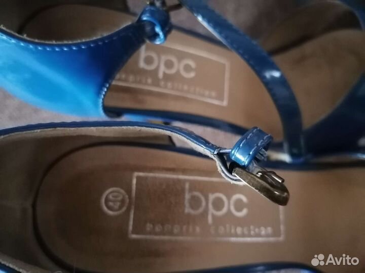 Босоножки женские 40 размер синие