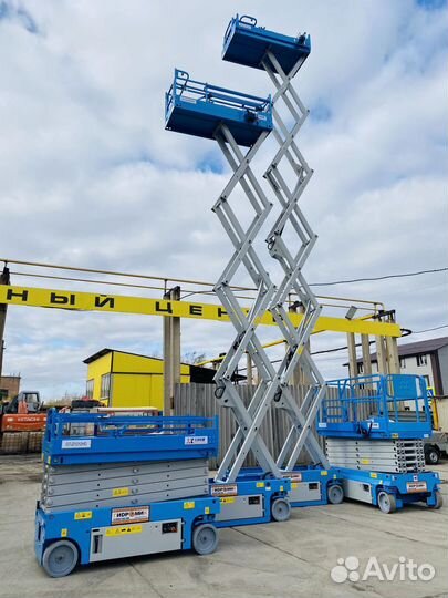 Аренда ножничных подъемников 8-16 м электрических