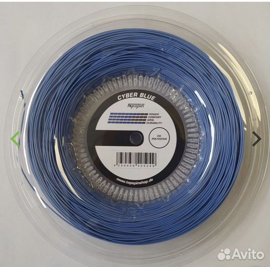 Теннисная струна Topspin cyber blue моноволокно