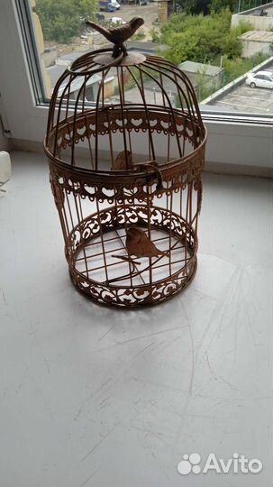 Клетка для птиц декоративная