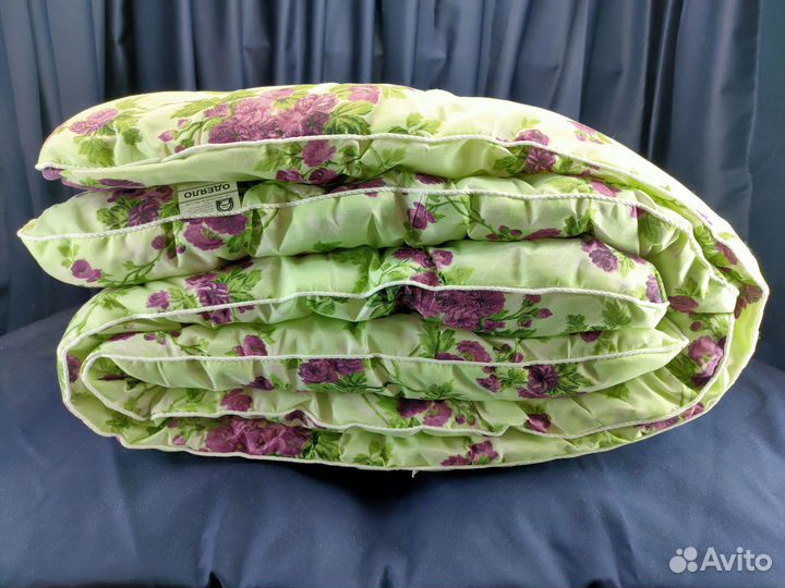 Одеяло холлофайбер 1.5 спальное толстое теплое зим