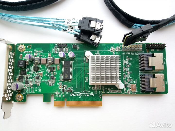 HBA Контроллеры LSI SAS 9211-8i с 2 кабелями