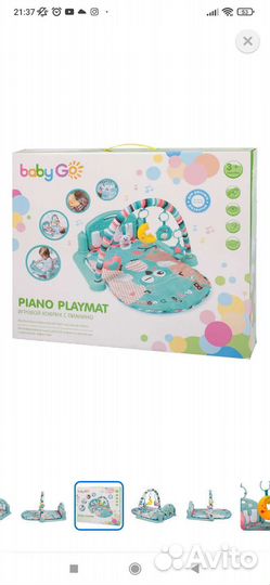 Детский коврик-пианино музыкальный