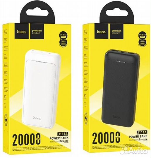 Внешний аккумулятор Hoco Power Bank J111A 20000mAh