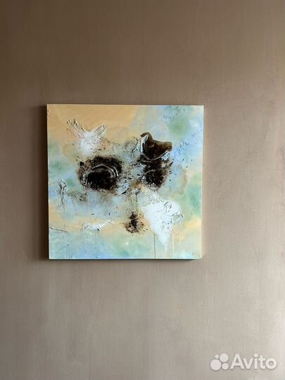 Картина маслом интерьерная абстракция