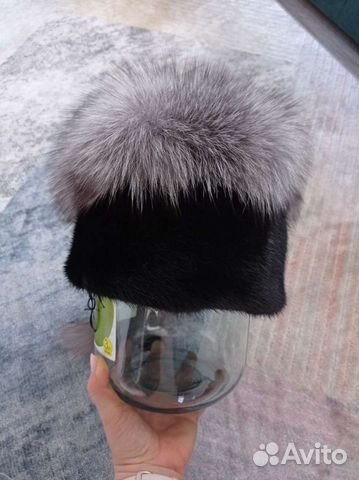Шапка норковая женская