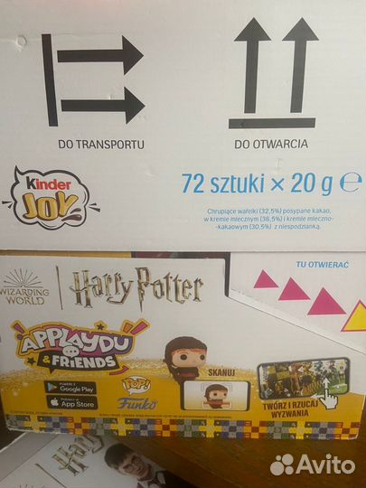 Коробка из 72 шт Киндер джой Гарри Поттер 2024
