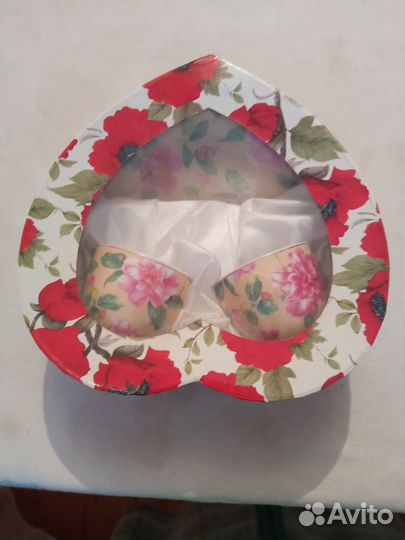 Подарочный набор для кофе в коробке Сердце