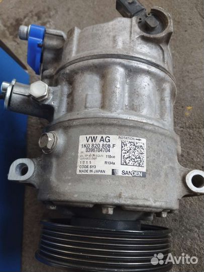 Компрессор кондиционера volkswagen