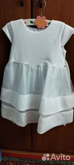Платье для девочки новогоднее 92-100