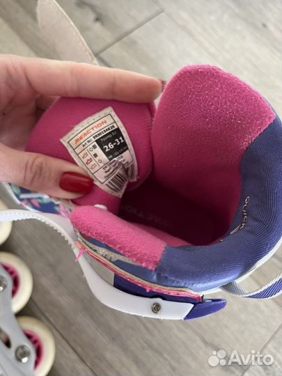 Роликовые коньки детские раздвижные 26-31р