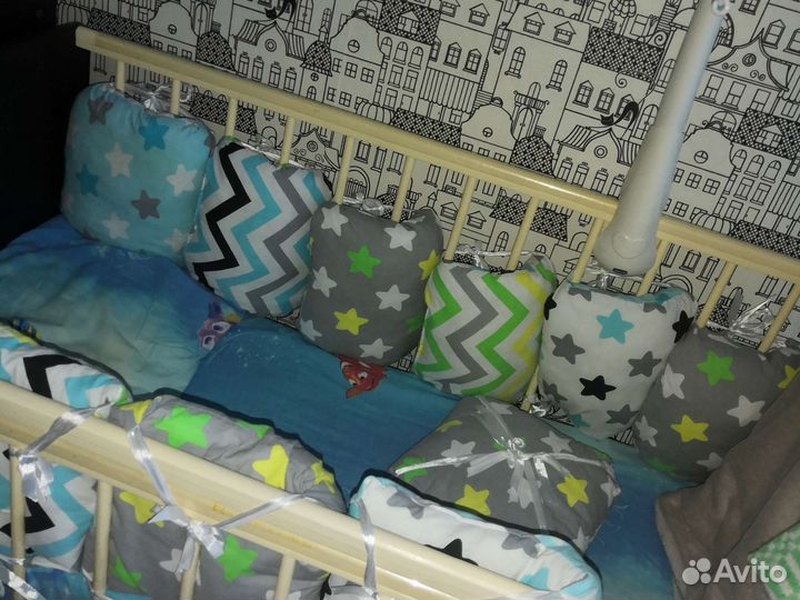 Бортики в детскую кроватку