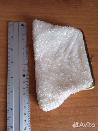 Кошелёк, шитый бисером, винтаж