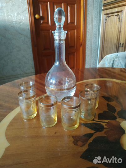 Графин, рюмки СССР