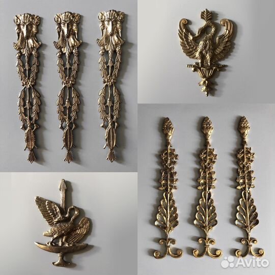 Накладки для мебели бронза