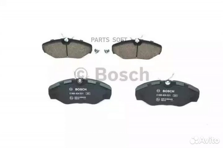 Bosch 0986424531 Колодки торм. пер