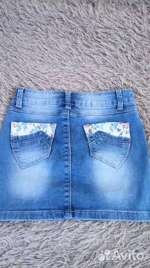 Джинсовая юбка для девочки