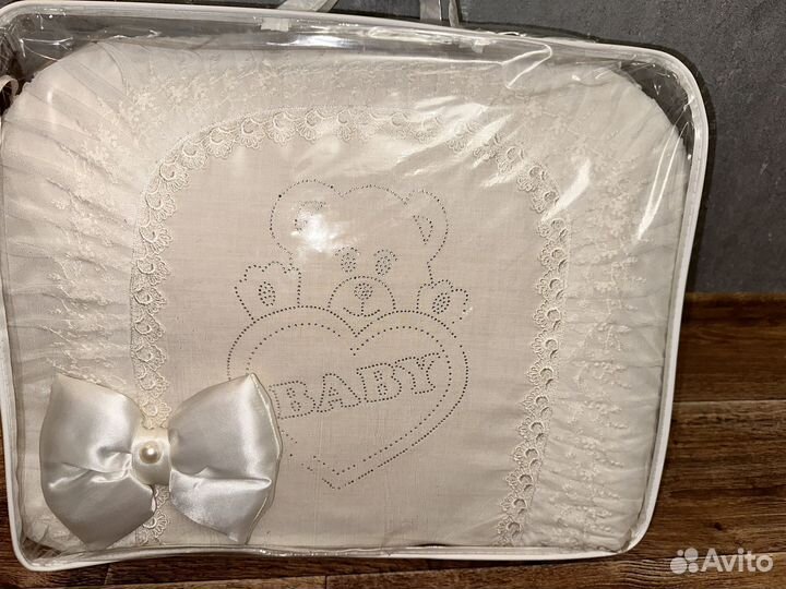 Балдахин, бортики, постельное белье