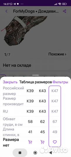 Комбинезон для собаки