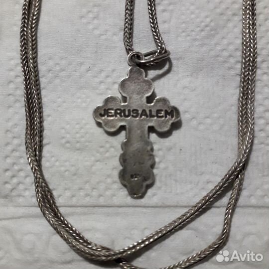 Серебряный крестик