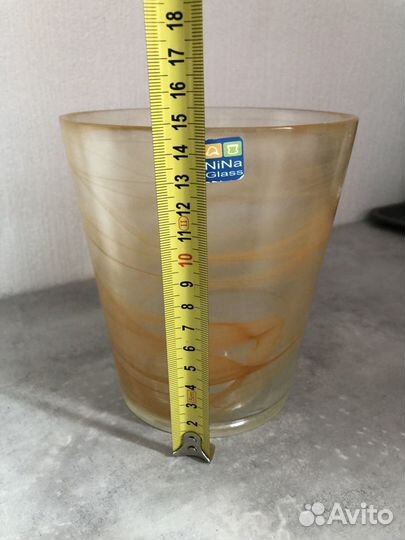 Кашпо для цветов, орхидей. Стекло, Nina Glass