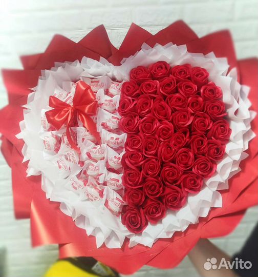 Букет из мыльных роз