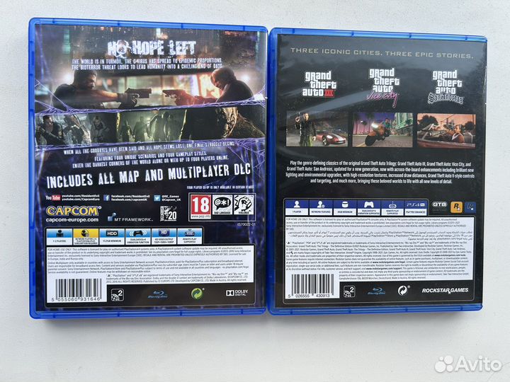 Игры для приставок ps4