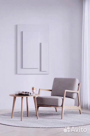 Кресло из натурального дерева