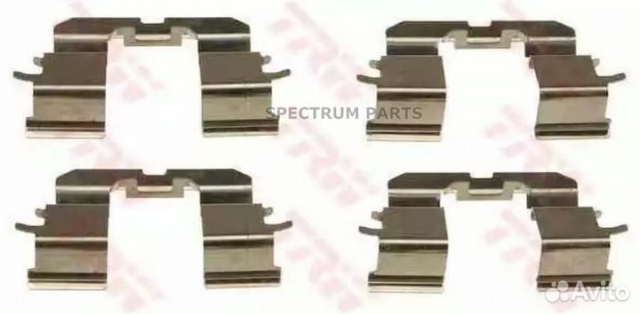 Комплект монтажный дискового тормоза перед TRW PFK