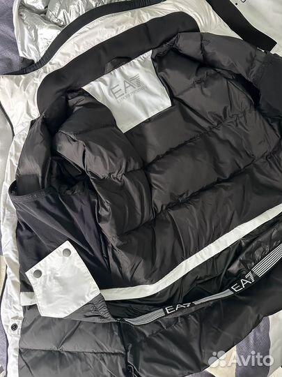 EA7 горнолыжная куртка белая S