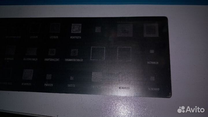 Bga трафареты