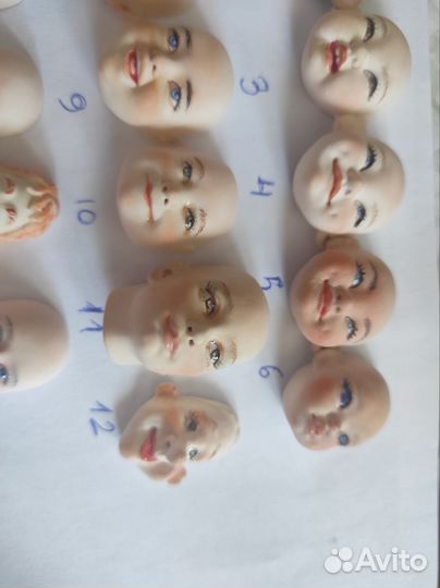 Продам лица для ватных игрушек