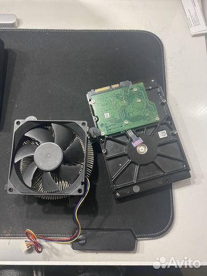 Жесткий диск 500гб + кулер для процессора
