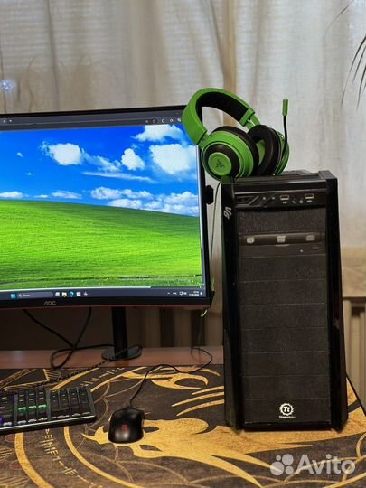 Игровой компьютер в сборе