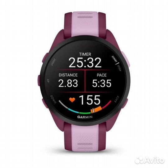Часы Garmin Forerunner 165 Music Berry Lilac 010-02863-33