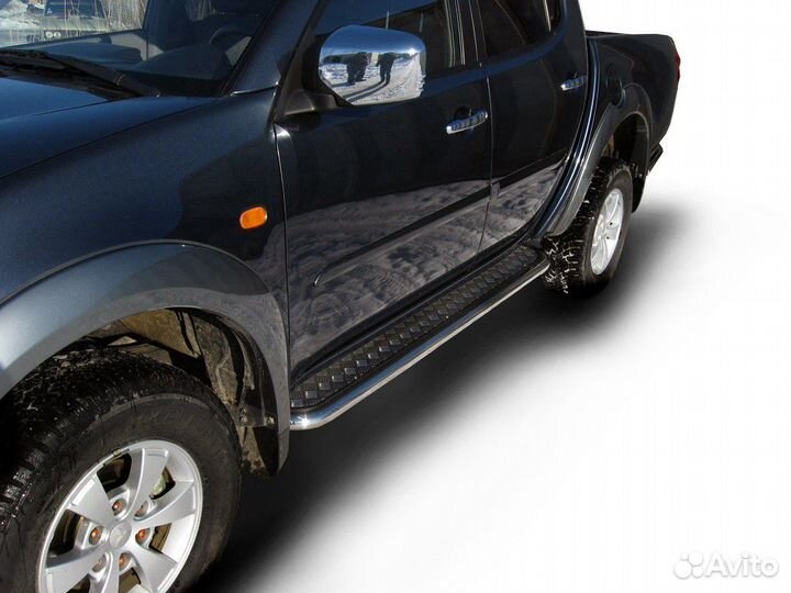 Защита порогов Mitsubishi L-200 triton