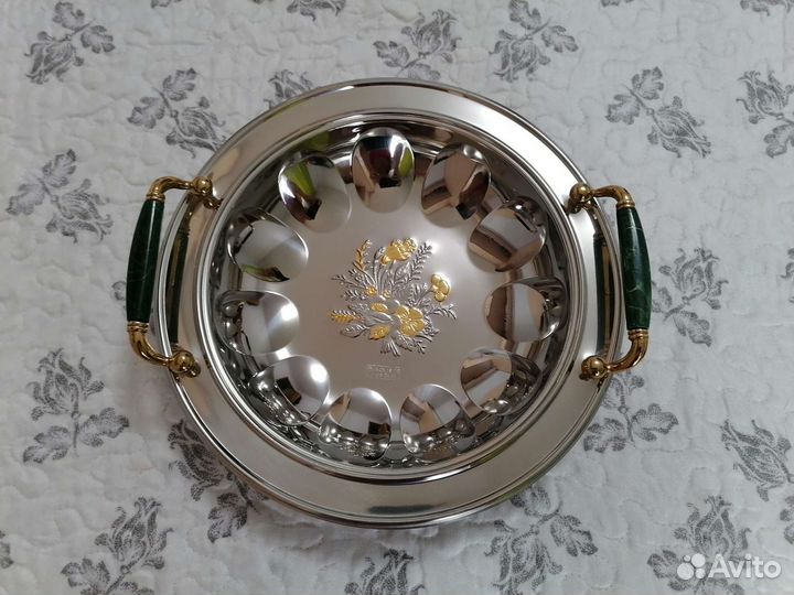 Блюда с позолотой Италия Motti