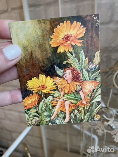 Мини-открытки «Феи» новые разные