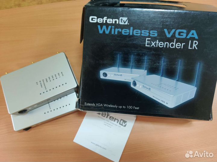 Беспроводной передатчик VGA, компонента и аудио