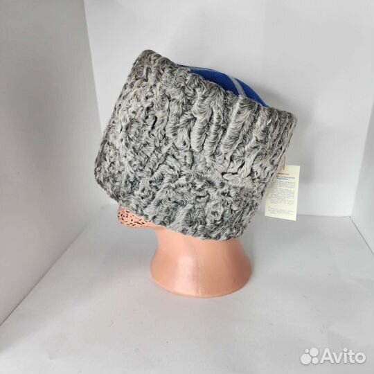 Каракулевая серая папаха