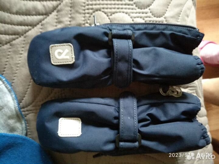 Варежки с шапкой