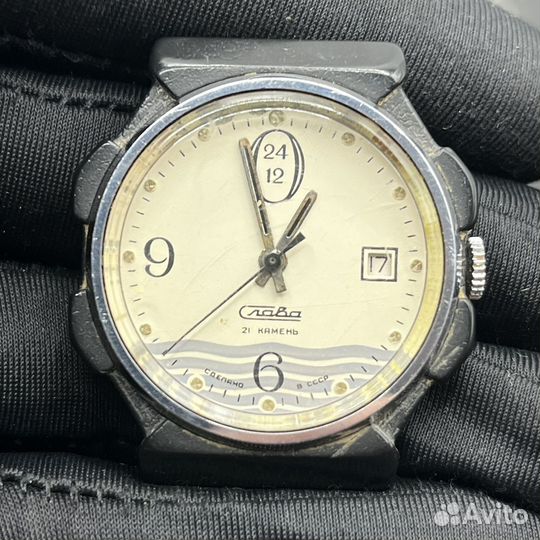 Часы наручные Слава СССР кварцевые время