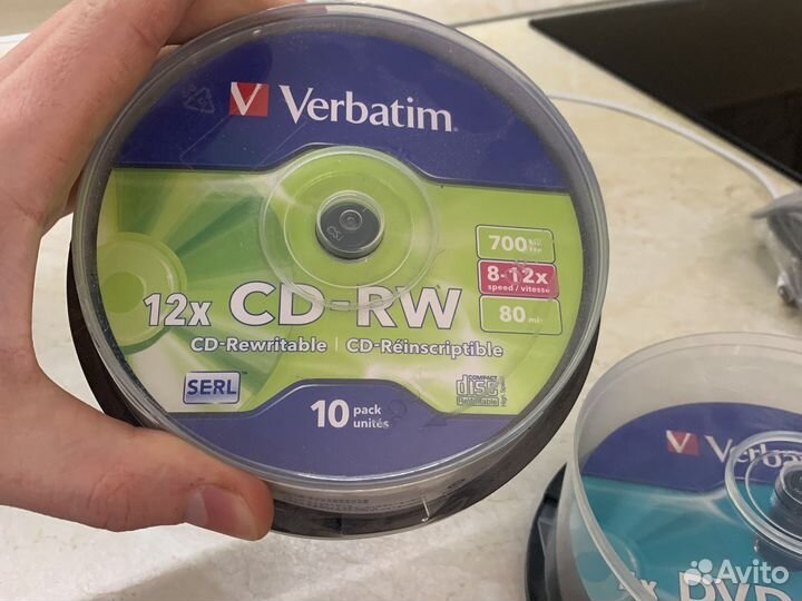 Двд диски болванки новые dvd-rw 4.7 и cd-rw