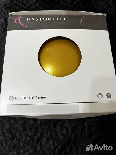 Мяч pastorelli 18.5 золотой